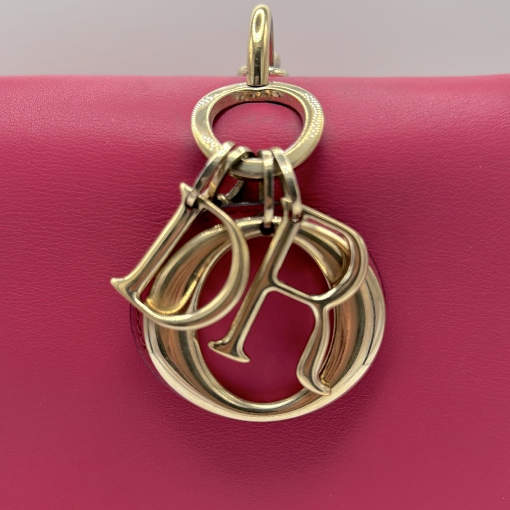 CHRISTIAN DIOR Leather Medium Be Dior Bag - Picture 7 of 16